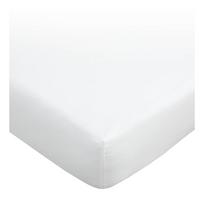 Iš egiptietiškos medvilnės paklodė baltos spalvos su guma 90x190 cm – Bianca