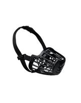 Trixie plastikinis antsnukis dydis M 22 cm juodas