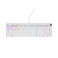 Genesis Thor 404 | Mechanical Gaming Keyboard | Wired | US | Outemu Peach Silent | White