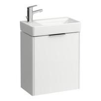 Spintelė su vieneriomis durelėmis (lankstai kairėje), 470x265 mm, h=530 mm,matinė balta H4021011102601