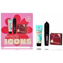 Benefit Icons Makeup Set rinkinys moterims (7,5 ml. bazė / gruntas + 4 g. blakstienų tušas + 2,5 g. bronzantas) - Rinkinys
