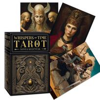 Tarot Kortų Rinkinys - Laiko Šnabždesiai 78 Kortos su Knygele, Auksu Apdailinti Kraštai
