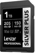 SDXC atminties kortelė - Lexar Professional Sidabrinis PLUS SDXC 1TB 205MB/s skaitymas, 150MB/s rašymas