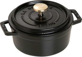 Staub Cocotte 12cm round black, cast iron