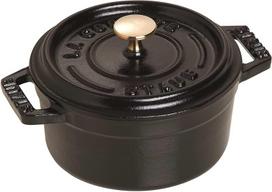 Staub Mini Cocotte 10cm round black, cast iron
