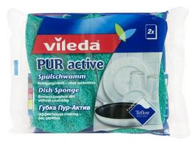 VILEDA kempinė tefloniniams paviršiams "PURActive", 2 vnt.
