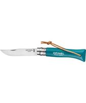Opinel Colorama 06 inox turkio spalvos peilis su dirželiu