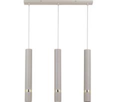 Brilagi - Pakabinamas sietynas POKER 3xGU10/25W/230V smėlio spalva