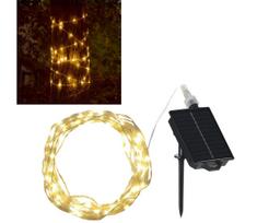 LED Saulės Dekoratyvinė girlianda LED/3,7V 1800 mAh 10 m IP44 + nuotolinio valdymo pultas