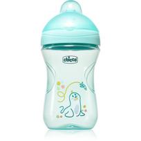 Chicco Advanced Cup 12m+ mokomasis puodelis su šiaudeliu Teal 1 vnt.