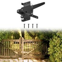 Vartų skląstis su spyruokle ir savaime užsirakinančiu mechanizmu vinilinėms ir metalinėms tvoroms Style A