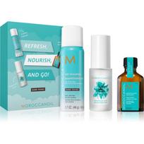 Moroccanoil Refresh, Nourish, and Go! (Dark Tones) rinkinys tamsiems plaukams moterims