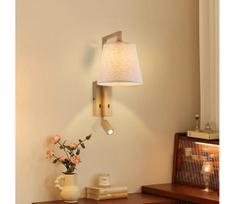 Brilagi - LED sieninis šviestuvas RAYA 1xE14/40W/230V + LED/3W linas/smėlio spalva