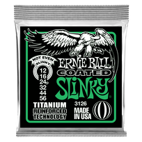 Stygos el. gitarai Ernie Ball Not Even Slinky Coated Titanium 12-56