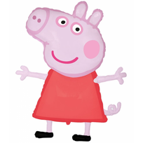 Didelis folinis balionas su heliu - Peppa pig, 85 x 70 cm