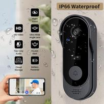 Tuya Išmanieji Namai Vandeniui Atsparus Durų Skambutis Naktinio Matymo Monitoriai HD Vaizdo Kamera 2.4G WIFI Belaidis Domofonas Balsu Skambinantis Durų Skambutis