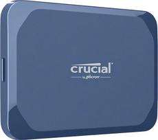 "Crucial X10 CT8000X10SSD9-02" 8 TB išorinis SSD kietasis diskas, iki 2100MB/s, USB-C 3.2 Gen2, atsparus vandeniui ir dulkėms pagal IP65, nešiojamasis SSD diskas "Mac", kompiuteriui, išmaniajam telefonui ir žaidimų konsolei, matinės mėlynos spalvos