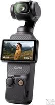 "DJI Osmo Pocket 3" vaizdo kamera su 1 colio CMOS ir 4K/120 kadrų per sekundę vaizdo įrašu, 3 ašių stabilizavimu, greitu fokusavimu, veidų / objektų sekimu, maža fotografavimo vaizdo kamera