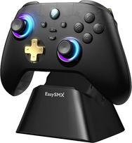 "EasySMX D05 PC Controller mit Ladestation", belaidis PC valdiklis su "Hall Joystick" ir "Hall Trigger", "Bluetooth PC Controller für PC/Switch/Handy-Schwarz