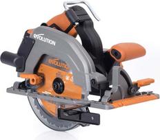"Evolution Power Tools R185CCS-Li" akumuliatorinis bešepetėlinis diskinis pjūklas 18 V ličio jonų, su TCT įvairių medžiagų pjovimo peiliu, pjauna medieną, metalą, plastiką ir kt., vadovas pridedamas, akumuliatorius neįtrauktas, 185 mm