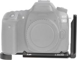 "FOTGA" greitojo nuėmimo plokštelė L formos laikiklis "L-Bracket" vertikali išplečiama plokštelė, skirta "Canon EOS 70D 80D 90D" fotoaparatui, suderinama su "Arca Swiss Standard" trikoju