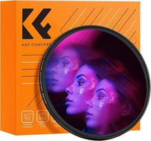 "K&F Concept" 77 mm dvipusis judesio suliejimo efekto filtras Optinis stiklo prizmės specialaus efekto fotoaparato objektyvo filtras (Nano-B serija)