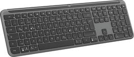 "Logitech Signature Slim K950" belaidė klaviatūra, plonas dizainas, galimybė perjungti įrenginius rašant, tylus rašymas, "Bluetooth", įvairios OS, "Windows", "Mac", "Chrome", DEU QWERTZ išdėstymas, grafito spalvos