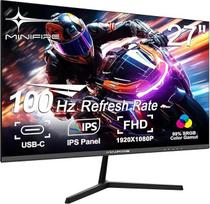 "Minifire" - 27 colių berėmės konstrukcijos monitorius, IPS, 100 Hz, USB Tpye-C, FHD, su įmontuotu garsiakalbiu, sRGB110 %, 300 nitų, "FreeSync", HDMI, USB-C prievadai