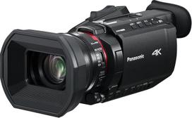 "Panasonic" HC-X1600E 4K 60p profesionali vaizdo kamera su 25 mm plačiakampiu objektyvu, 24x optiniu priartinimu, 5 ašių hibridine OIS, "Wi-Fi", USB PD, juoda