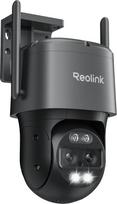 "Reolink" 4K 8MP "Wi-Fi" 6 PTZ lauko stebėjimo kamera "WiFi" su automobilių sekimu, 6X hibridinis priartinimas, dvigubas objektyvas, dvigubas vaizdas, žmonių, automobilių ir gyvūnų aptikimas, spalvotas naktinis matymas, dvipusis garsas, "TrackMix WiFi", p