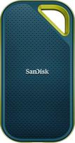 "SanDisk Extreme PRO" nešiojamasis 2 TB SSD diskas (išorinis SSD diskas, NVMe SSD disko našumas, 2,5 colio, 2000MB/s skaitymo ir rašymo greitis, AES šifravimas, IP65 apsauga nuo vandens ir dulkių)