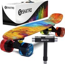 "Skatro Mini Cruiser" riedlentės lenta 22 colių retro visiškai plastikinė su