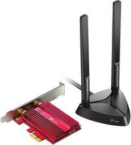 "TP-Link Archer TX3000E AX3000 Wi-Fi 6 Bluetooth 5.0 PCIe adapteris Maksimalus 2402Mbps 5 GHz ir 574Mbps 2,4 GHz "Intel Wi-Fi 6" mikroschemų rinkinys WPA3 šifravimo standartas Juodas