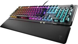 "Turtle Beach Vulcan II" mechaninė kompiuterinių žaidimų klaviatūra, taktilinis "Titan II" jungiklis, apšviesti klavišai, nuimama riešo atrama, DE išdėstymas