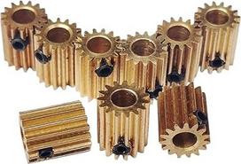 10 Stück 0,5 M 12/13/14/15/16/17 Zähne 0,5 Mod Zahnstange Stirnrad Präzisionsritzel aus Kupferstahl 3 mm 4 mm(3mm,22 Teeth-thick 9mm)