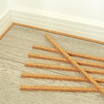 30 x kamštinės skaidymo juostelės - 600 mm x 10 mm x 10 mm (dangos ilgis: 18 m)