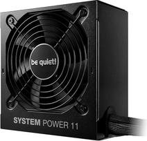 Būkite tylūs! System Power 11 550W maitinimo šaltinis, ATX 3.1 maitinimo šaltinis, visiškai palaiko PCIe 5.1 GPU, 120 mm be quiet! Ventiliatorius, stiprus 12 V kabelis, DC/DC keitiklis, 80 Plus® Bronze efektyvumas