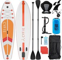 CYFIE Stand Up Paddling Board, 320x81x15cm Aufblasbare Sup Board Für Stand-Up Paddling Mit Sitz Paddel Kamerabasis Pumpe Und Weiterem Zubehör | Erwachsene Anfänger | Paddleboard Tragfähigkeit 150kg