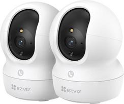 EZVIZ 3 MP "Wi-Fi" vidaus stebėjimo kamera su automatiniu sekimu, 360° "Wi-Fi" namų IP kamera kūdikiams su spalvotu naktiniu matymu, asmens aptikimo funkcija, dvipusio skambučio funkcija, palaiko 512GB, CP1 Pro 2K, 2 vnt.
