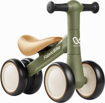 FabricBike Walker Vaikų balansinis dviratis nuo 1 metų, balansinis dviratis 10-24 mėnesių kūdikiui, balansinis dviratis su 4 ratais, balansinis dviratis be pedalų
