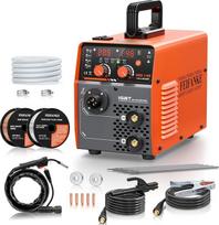 FEIFANKE MIG suvirinimo aparatas be dujų 240V 145A Suvirinimo aparatas MIG MAG 4 in 1 MIG/MIG/MMA/Lift TIG suvirinimo aparatas be dujų inverteris Synergy IGBT Tinka 1,0-4,8 mm angliniam plienui ir geležiai