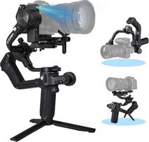 Feiyu SCORP 2 [oficialus] DSLR fotoaparato stabilizatorius "Canon"/"Sony"/"Panasonic"/"Nikon"/"Fujifilm", 2,5 kg apkrova, jutiklinis ekranas, 13 valandų baterijos veikimo laikas
