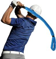 Golfseil-Schwungtrainer, Golfschwung-Trainingshilfe - Verbesserung der Schwunggeschwindigkeit, Feineinstellung der Stärke, Golfschwungseiltrainer für alle Niveaus