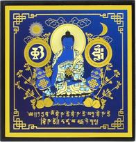 Juanxian Feng Shui Medicine Buddha Plaque Statue Home Office Decoration Harmony and Balance Happiness Amulet New Year W5494