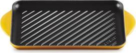Le Creuset Nectar 20202326720460 Rectangular Cast Iron Grill Plate 32 cm Suitable for All Hobs Including Induction