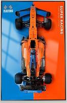 Lego Technic McLaren Formula 1 42141 Wall Plaque Ideal Gifts for Lego Lovers, Size: 75 x 45 cm (Not Model)