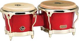 LP Latin Percussion Bongo Galaxy Fiberglass Fausto Cuevas III Signature 7" + 8 1/2" LP794V-ARG
