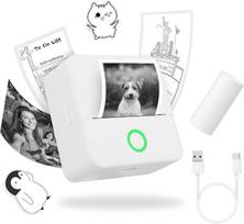 Mini spausdintuvas, nešiojamasis mini spausdintuvas, mini nuotraukų spausdintuvas, belaidis kišeninis spausdintuvas, terminis spausdintuvas, išmanusis telefonas, "Bluetooth" spausdintuvas, lipdukų spausdintuvas, skirtas "iOS" ir "Android", idealiai tinka