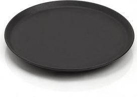 Morsø Roasting Plate Cast Iron BBQ Plancha for Gas Grill, Outdoor Oven and Charcoal Grill, in Clean Design, Diameter 32 cm, Black