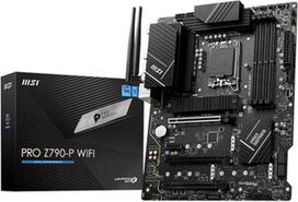 MSI PRO Z790-P WiFi pagrindinė plokštė - palaiko 12, 13 ir 14 kartos "Intel" branduolių procesorius, LGA 1700-55A DrMOS, DDR5 Memory Boost 7000+MHz/OC, PCIe 5.0 ir 4.0 x16, 4 x M.2 Gen4, Wi-Fi 6E, 2.5G LAN, ATX